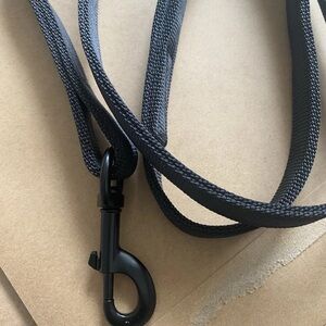 Black new dog  Leash 6ft custom made